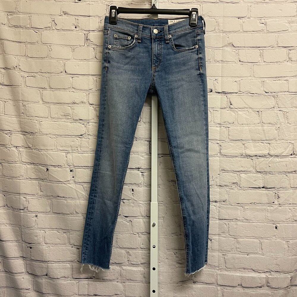 RAG & BONE - Ultra Crop Raw Hem Skinny Jeans